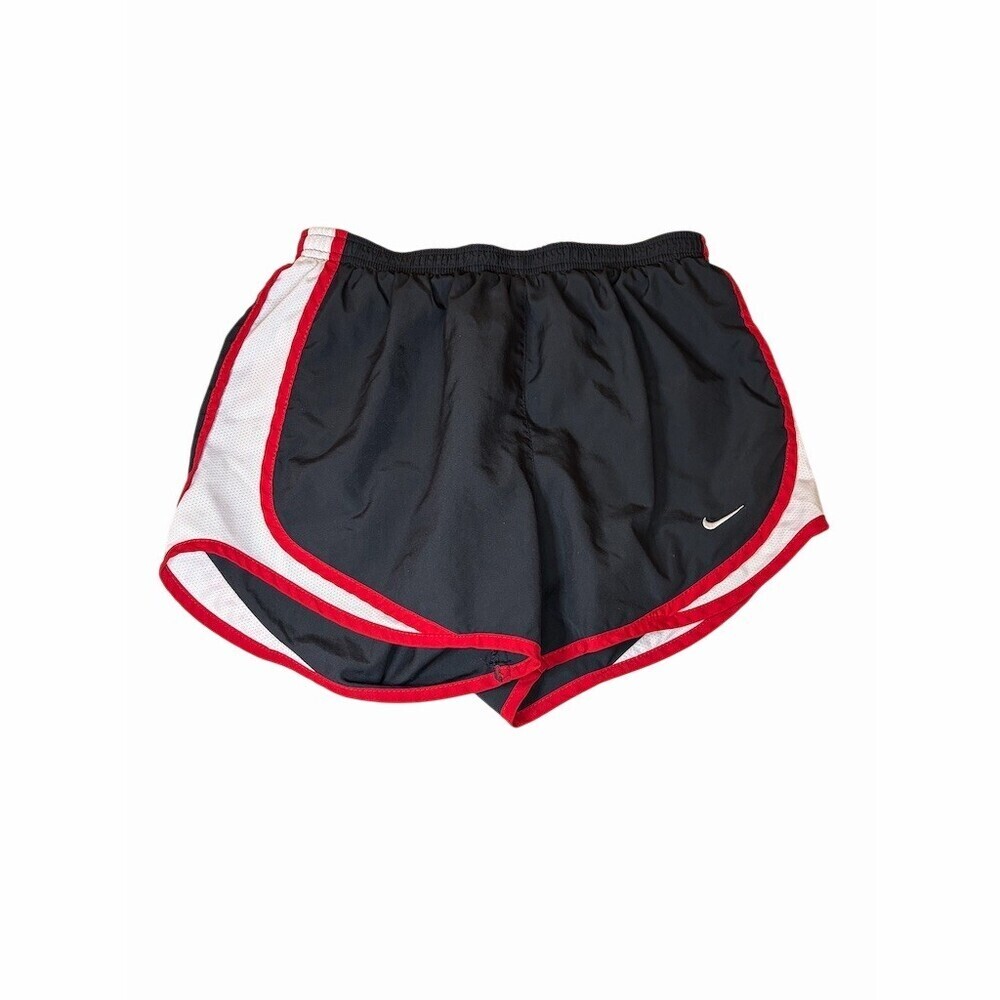 Nike Running Shorts Womens Size S Black Colorblock Swoosh Activewear